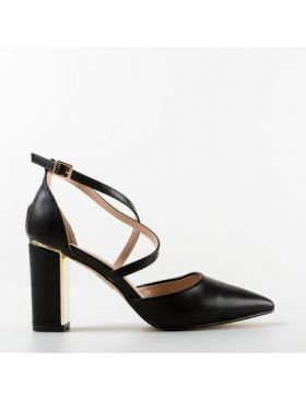 Pantofi cu toc Engros dama Lovell, Negru