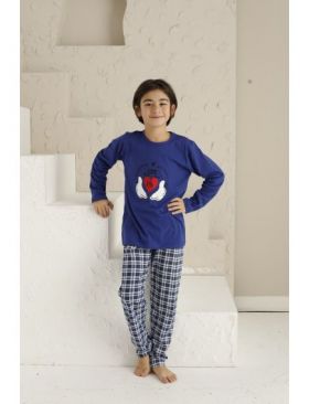 Pijama baietei din bumbac,Engeos