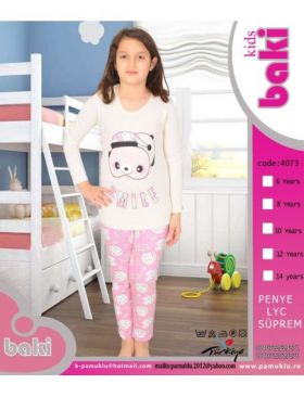 Pijama Copii Fetite Baki 4073 Engros