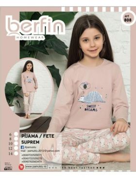 Pijama Copii Fetite Berfin 808 Engros