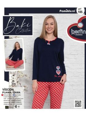 Pijama Dama Baki Viskon 105 Engros