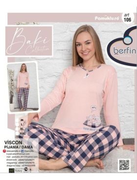 Pijama Dama Baki Viskon 106 Engros