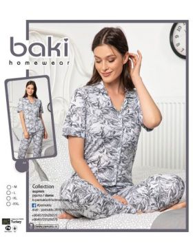 Pijama Dama Lux Baki 182 GRI Engros