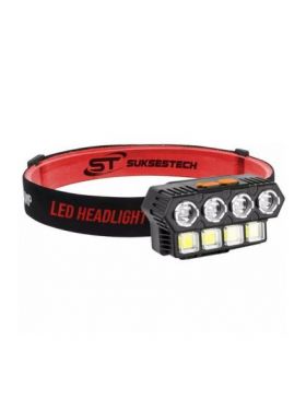 LANTERNA CAP LL 6644 ENGROS , ACUMULATOR 4 LED + 4 COB