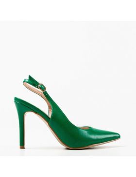 Pantofi cu toc Engros dama Amani, Verde