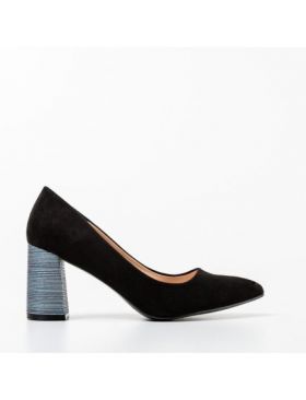 Pantofi cu toc Engros dama Ferne, Negru
