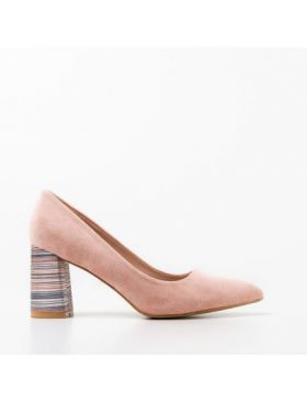 Pantofi cu toc Engros dama Ferne, Roz