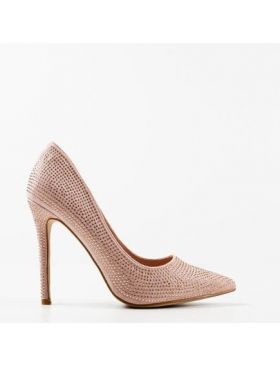 Pantofi cu toc Engros dama Geanyt, Crem