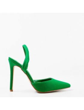 Pantofi cu toc Engros dama Ruruma, Verde