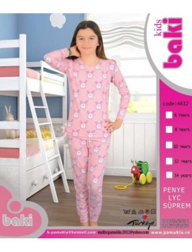 Pijama Copii Fetite Baki 4612 Engros