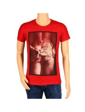 Tricou rosu Hot pentru barbat Engross