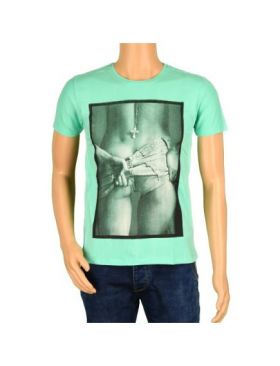 Tricou turcoaz Hot pentru barbat Engross