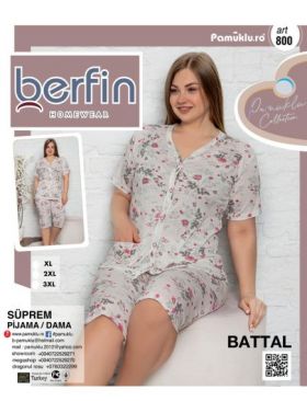 Pijamale Dama Battal Berfin 3/4 800 Engros