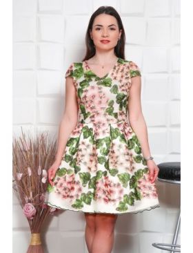 Rochie angro cu broderie 3d