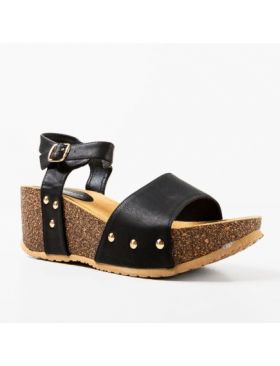 Sandale cu platforma Engros dama Macie, negru