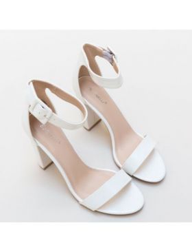 Sandale dama Engros, model Rowan, alb