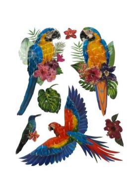 Stickere Decorative de perete Cu Papagali 3D, 40 x 30 cm ,Diverse modele Engros