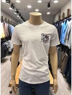 Tricou barbati Engros, cu bunuzunar si model imprimat