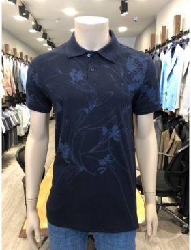 Tricou polo barbati Engros, cu model imprimat