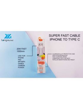 Cablu de date cu mufa tip C si mufa pentru IPhone, Fast Cable, en-gros