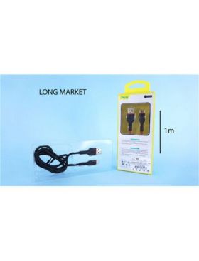 Cablu de date si incarcare, USB, mufa MICRO, 1m, Fast Charge, 2.4A, Ivon, en-gros