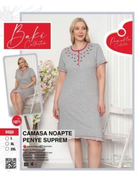 Camasi Noapte Baki Maneca Scurta 1071