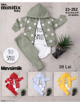 COMPLEU BEBE 3 PIESE 6/24 LUNI (ENGROSS)