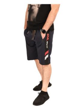 Pantaloni scurti barbat cu scris colorat battal engross MSM47051