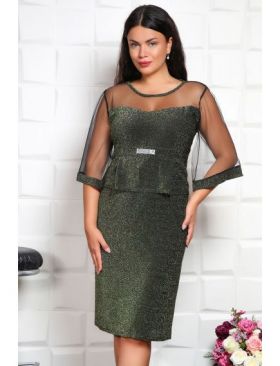 Rochie angro cu insertii stralucitoare Lurex