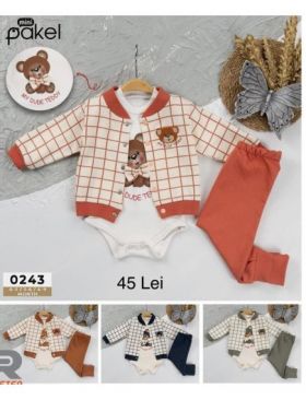 COMPLEU BEBE 3 PIESE 3/9 LUNI (ENGROSS)