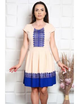 Rochie angro cu dantela macrame