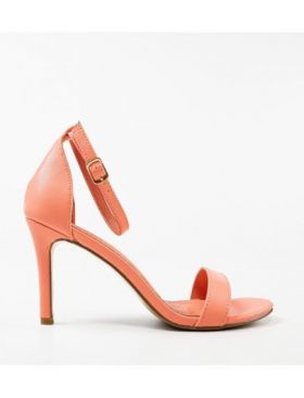 Sandale cu toc dama Engros, model Simoda, roz