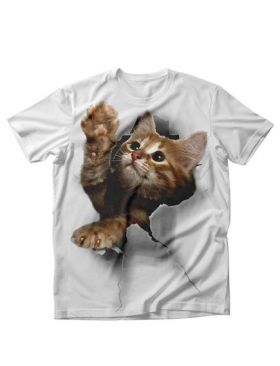 Tricou dama Pisici Hey There, engros