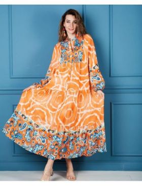 Rochie degrade in volane, en-gross