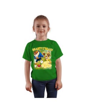 Tricou copii Disney, frumoasa si bestia, engros
