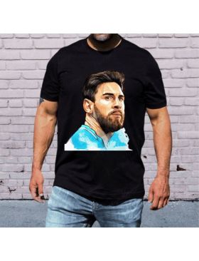 Tricou masculin fotbalisti, Leo Portret, engros