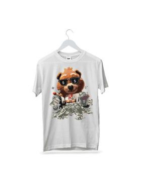 Tricou masculin ursi, Cash money teddys, engros