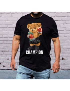 Tricou masculin ursi, CHAMPION, engros