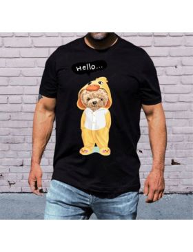 Tricou masculin ursi, Hello, engros