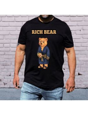 Tricou masculin ursi, rick bear, engros