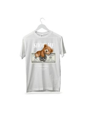 Tricou masculin ursi, The Money Billionaire Club, engros