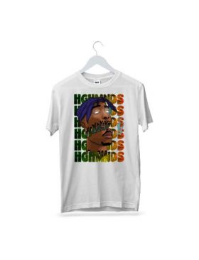 Tricou masculin urban streetwear, 2pac high, engros