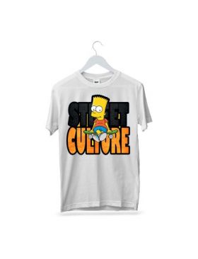 Tricou masculin urban streetwear, bart simpson street culture, engros