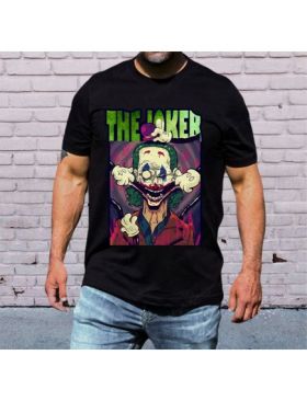 Tricou masculin urban streetwear, joker high, engros