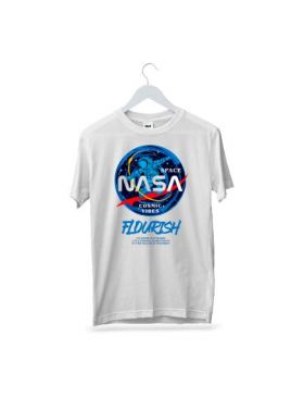 Tricou masculin urban streetwear, nasa space flourship, engros