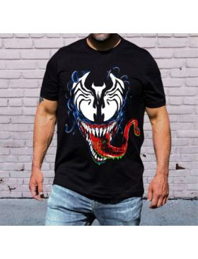 Tricou masculin urban streetwear, venom #2, engros