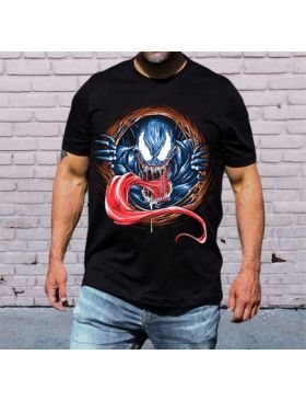 Tricou masculin urban streetwear, venom #4, engros