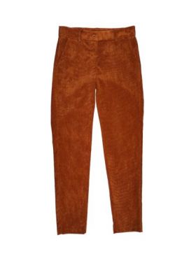Pantalon dama velur en-gros, culoare Maro