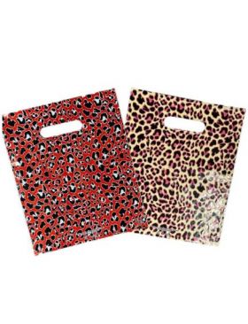 Set pungi Engros, 25x30 cm, model leopard, mix culori