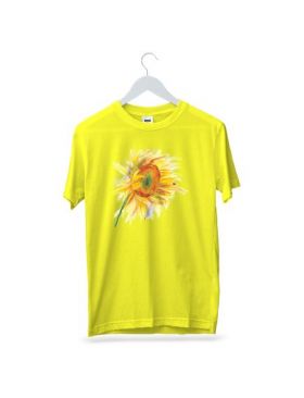 Tricou feminin vara, floarea sloarelui 4, engros